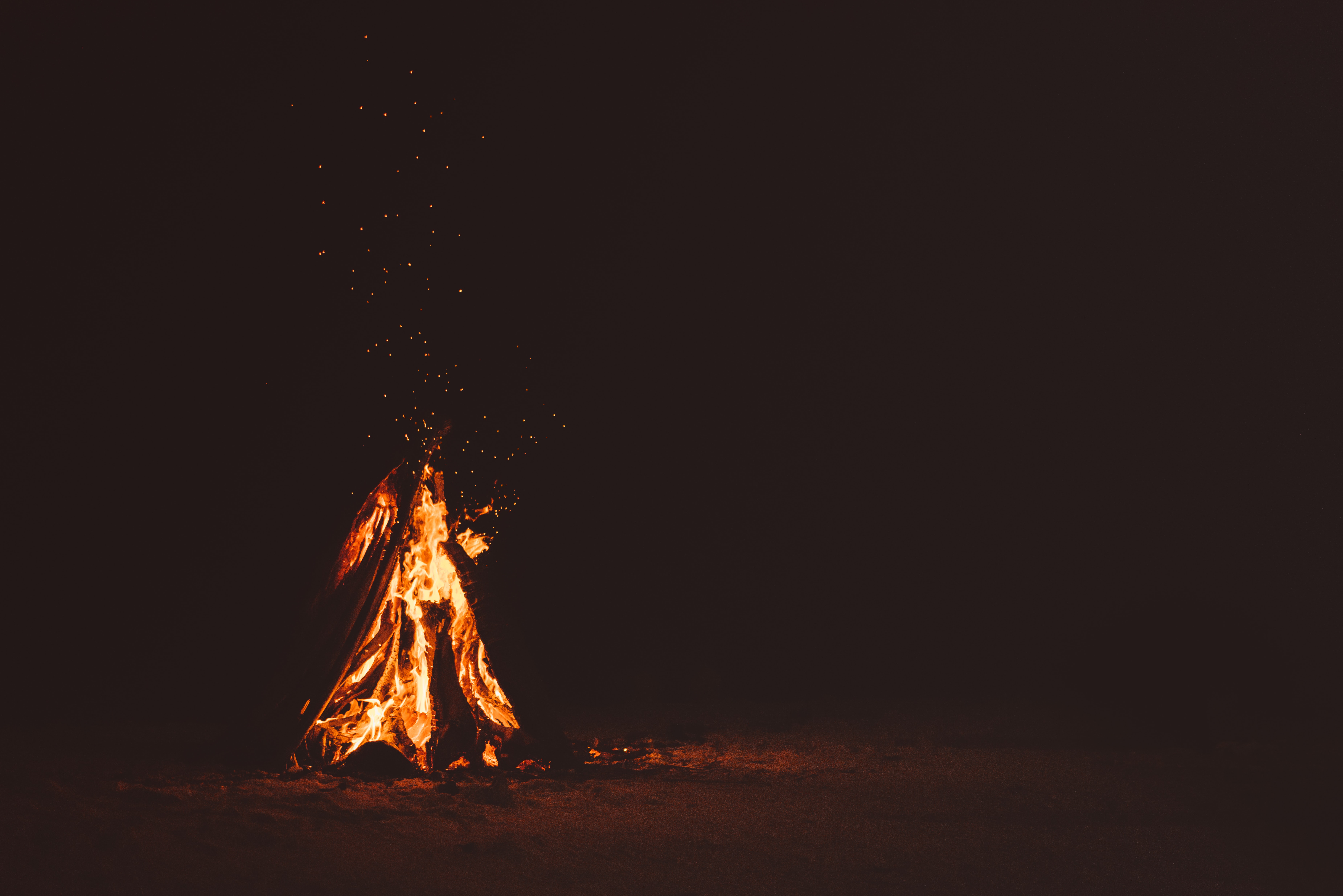 The fire of God in the Bible is God's holiness.